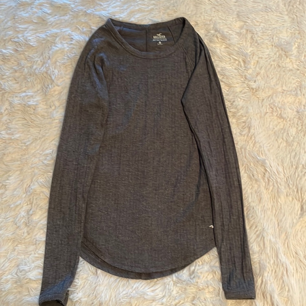 Grey Long Sleeve Tee